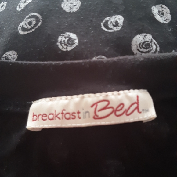 5/10$ Breakfast in Bed top Women's pyjama Size M - Picture 4 of 10